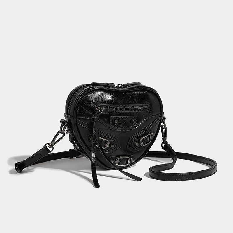 heart small tote handbag, view 6 - MRSLM