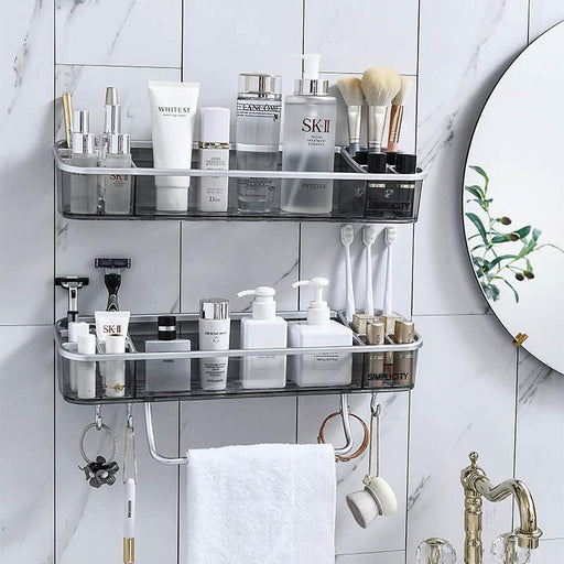 wall-mounted bathroom shelf and towel rack - MRSLM