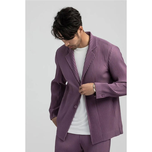 men's slim fit pleated blazer, view 6 - MRSLM