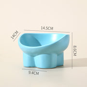 ceramic elevated cat and dog bowls, view 2 - MRSLM