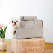 one-shoulder cotton pet carrier bag, view 5 - MRSLM