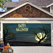 Halloween garage door backdrop hanging cloth, view 19 - MRSLM