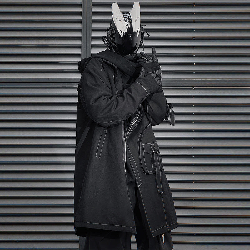 irregular trench coat - MRSLM