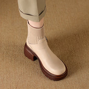 women's genuine leather ankle boots, view 7 - MRSLM