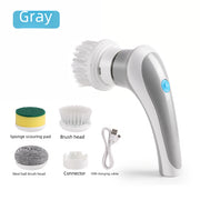 3-in-1 usb rechargeable electric cleaning brush, view 3 - MRSLM
