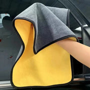 double-sided microfiber car cleaning towels, view 7 - MRSLM
