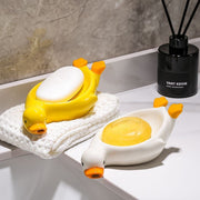 yellow duck ceramic soap dish, view 6 - MRSLM