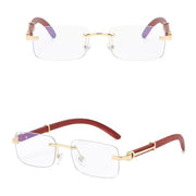 retro wooden frame sunglasses, view 11 - MRSLM