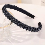 rhinestone crystal headband, view 3 - MRSLM