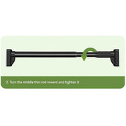 adjustable stainless steel shower curtain rod, view 14 - MRSLM