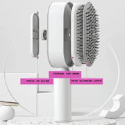 self-cleaning hair brush, view 7 - MRSLM
