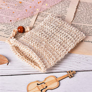 sisal soap saver pouch, view 2 - MRSLM