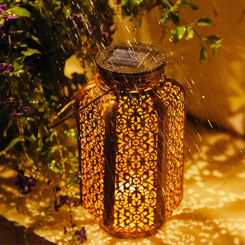 vintage solar lantern, view 4 - MRSLM
