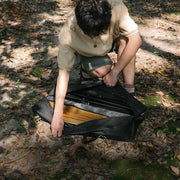 portable folding aluminum camping table, view 9 - MRSLM