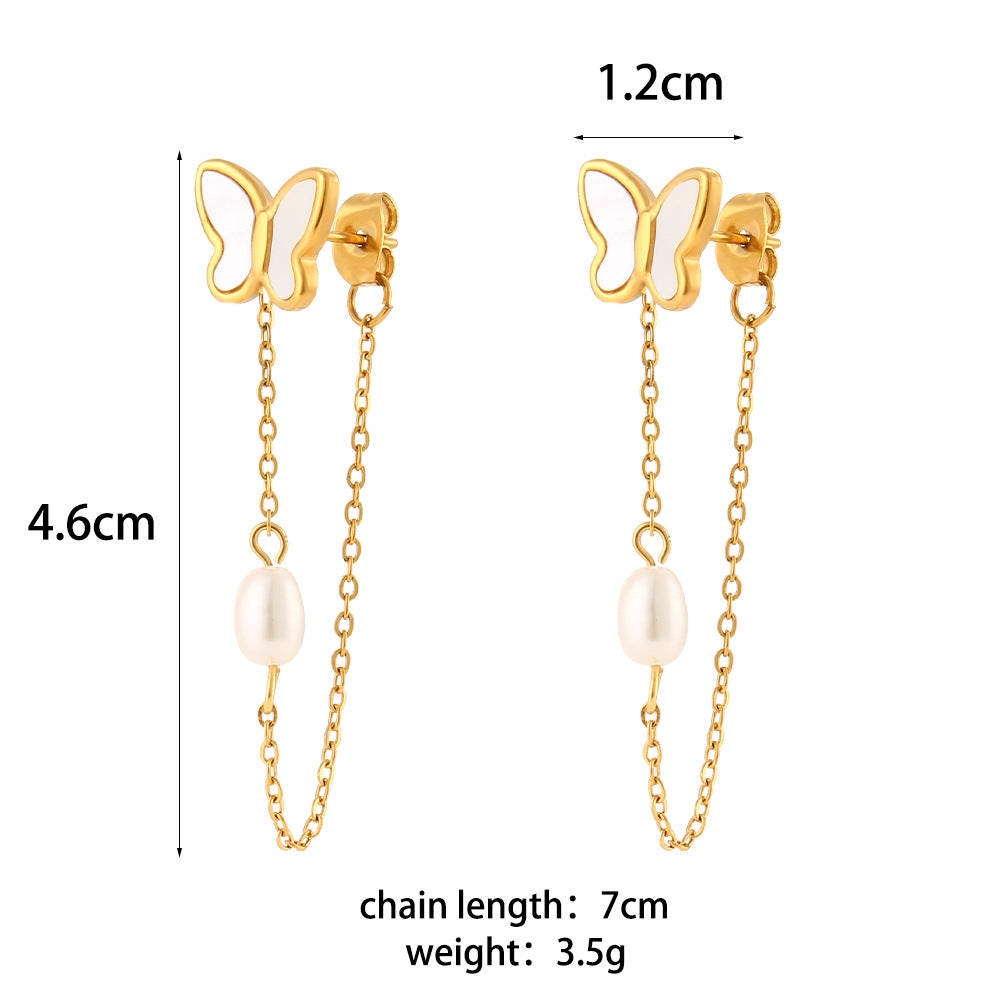 Simple Fashion Personality Earrings Jewelry Stainless Steel