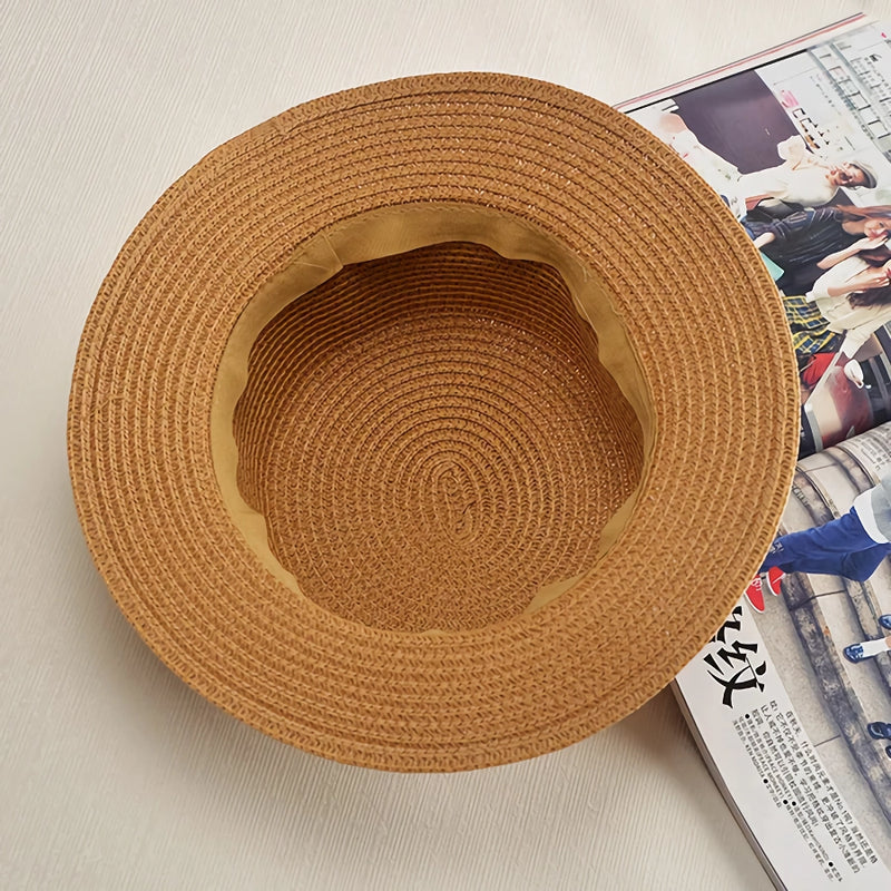classic Panama hat with bowknot, view 11 - MRSLM