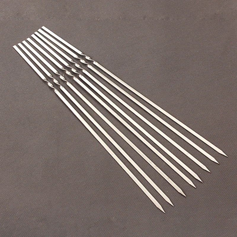 stainless steel BBQ skewers set, view 2 - MRSLM