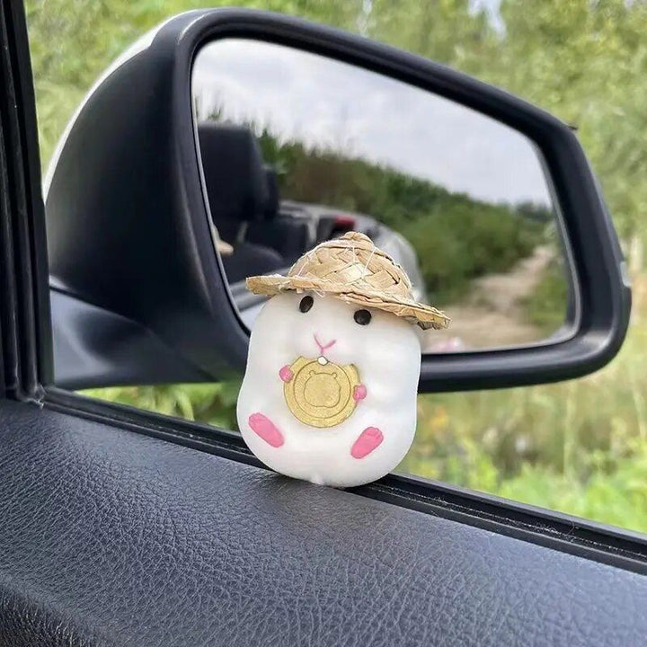 Cute Hamster Dashboard Doll Decoration