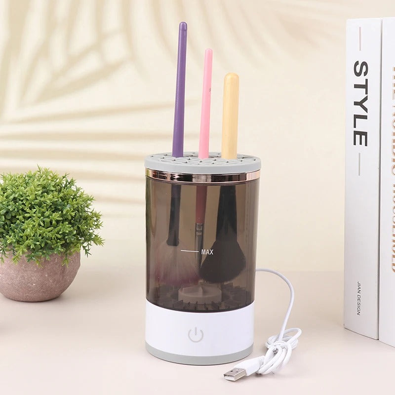 automatic electric makeup brush cleaner, view 5 - MRSLM