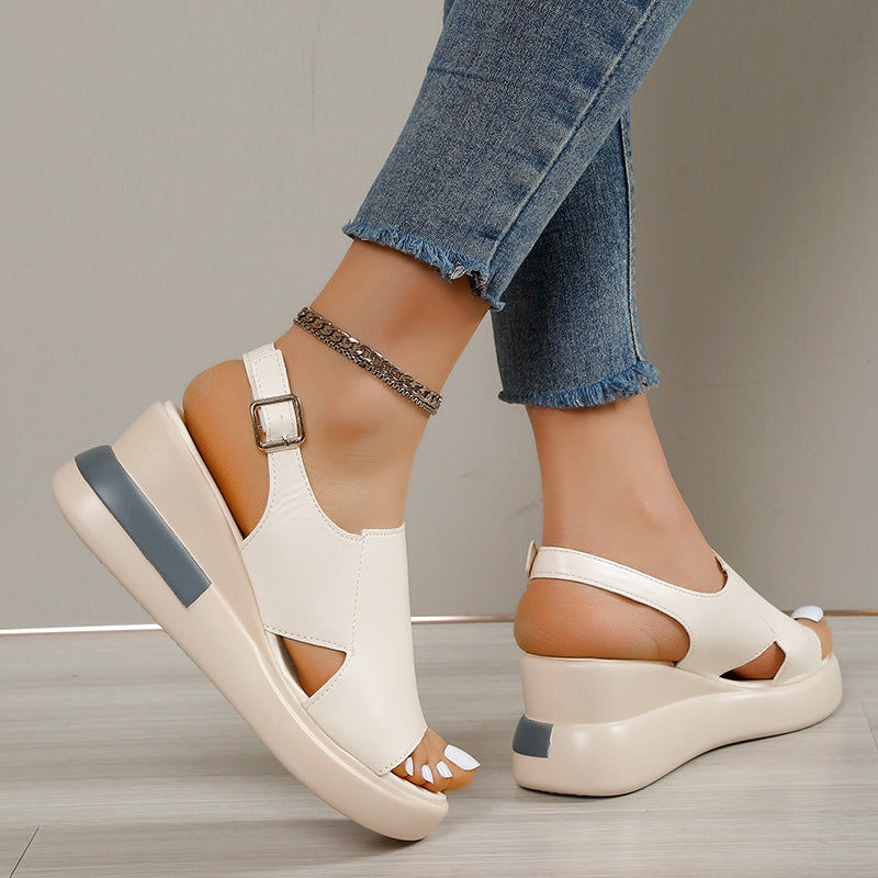 women's summer wedge sandals, view 4 - MRSLM