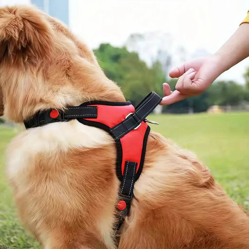 adjustable reflective dog harness vest - MRSLM