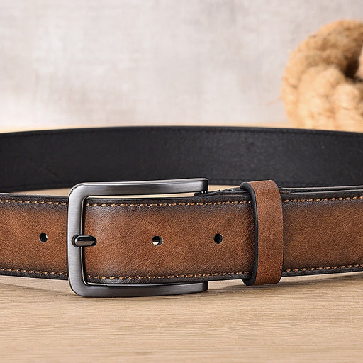 vintage PU leather belt for men - MRSLM