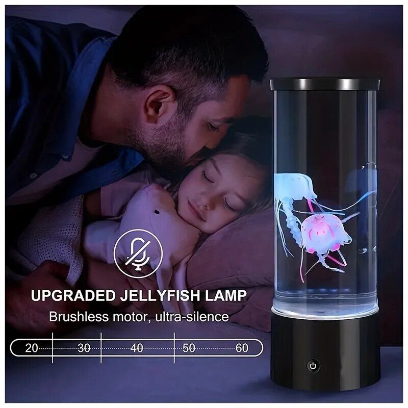 led jellyfish night light, view 8 - MRSLM