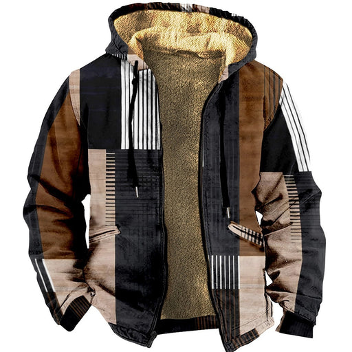 Fleece-lined ethnic style padded jacket - MRSLM