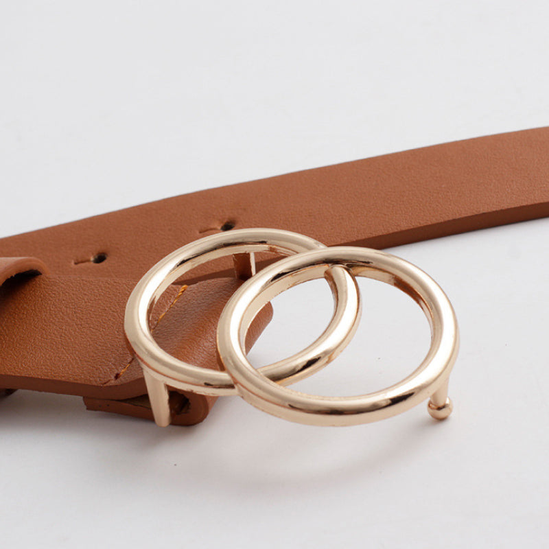 minimalist alloy buckle belt, view 10 - MRSLM
