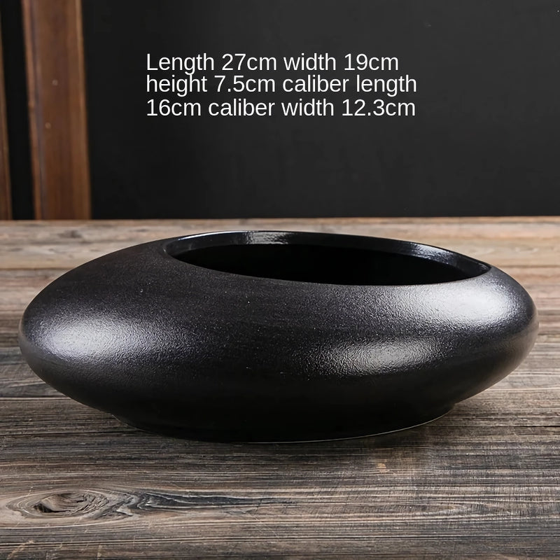 large ceramic flowerpot, view 3 - MRSLM