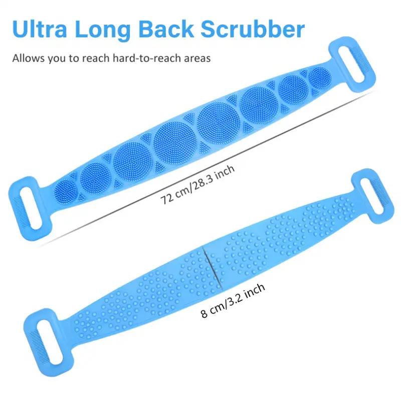 silicone back scrubber, view 3 - MRSLM