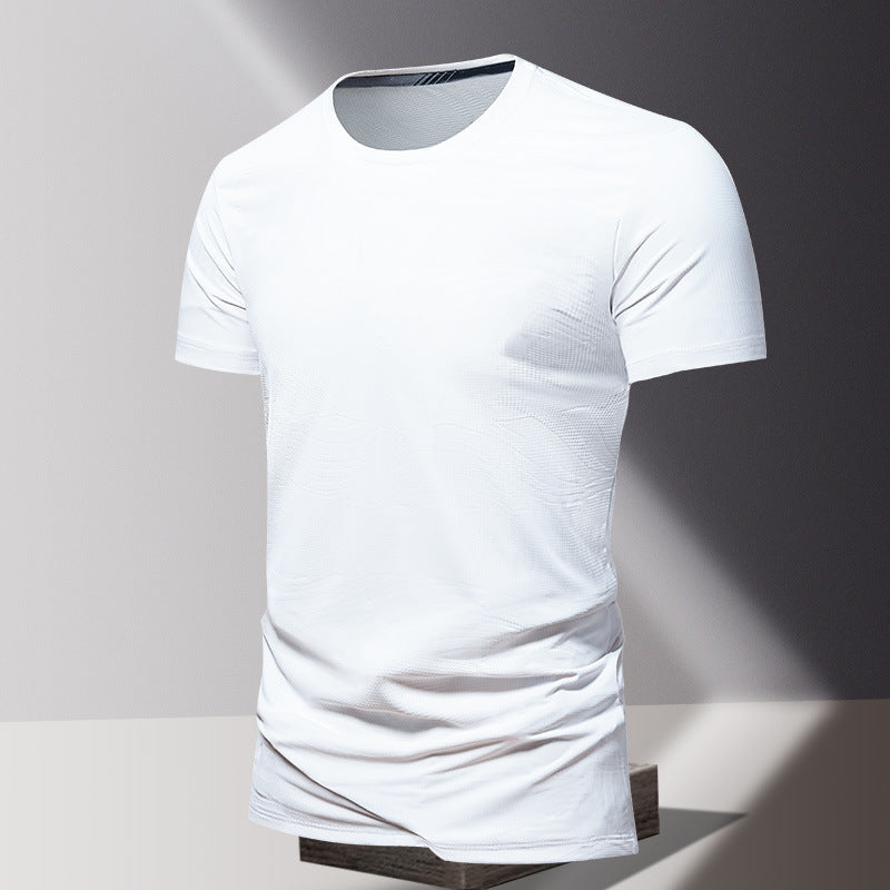 Men's ice silk running shirt, view 6 - MRSLM