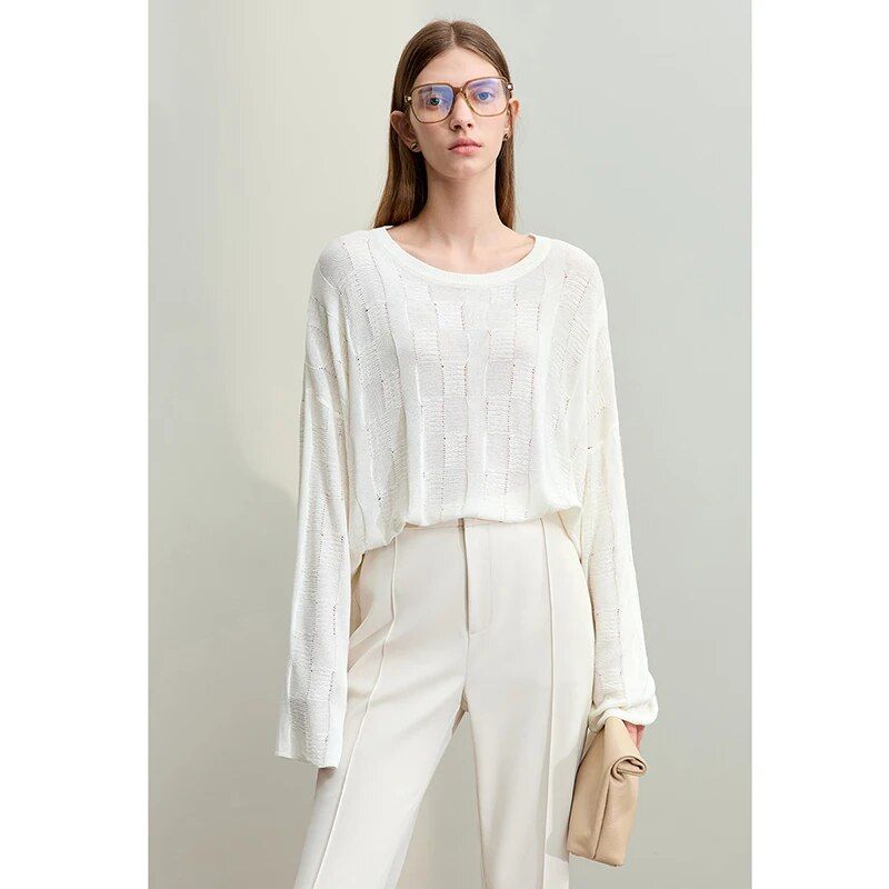 spring knit sweater, view 5 - MRSLM