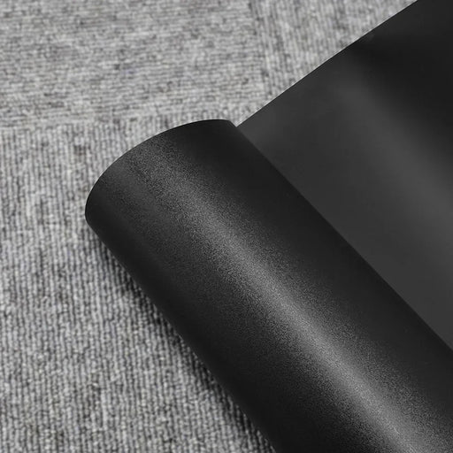 frosted black matte vinyl car wrap, view 2 - MRSLM