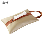 PU leather car seat tissue holder, view 5 - MRSLM