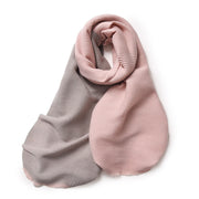 knit solid pashmina wrap shawl, view 2 - MRSLM