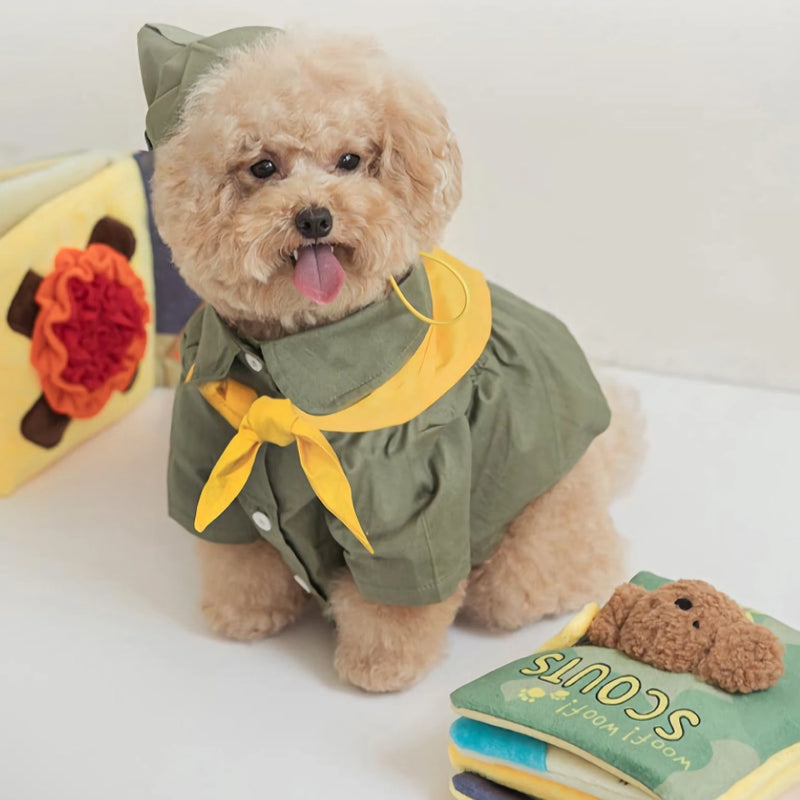 interactive dog squeak and sniff toy book, view 8 - MRSLM