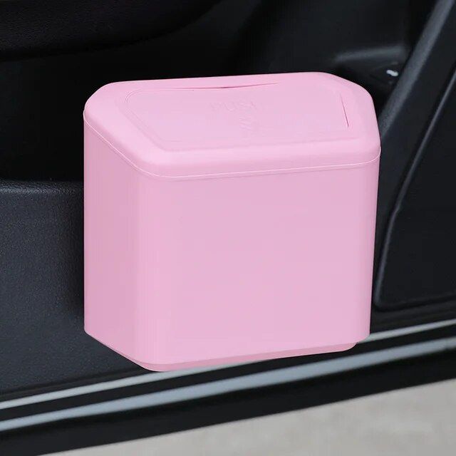 compact pressing car trash bin, view 4 - MRSLM