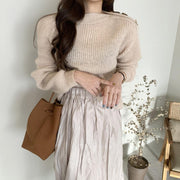 versatile knitted sweater top, view 3 - MRSLM