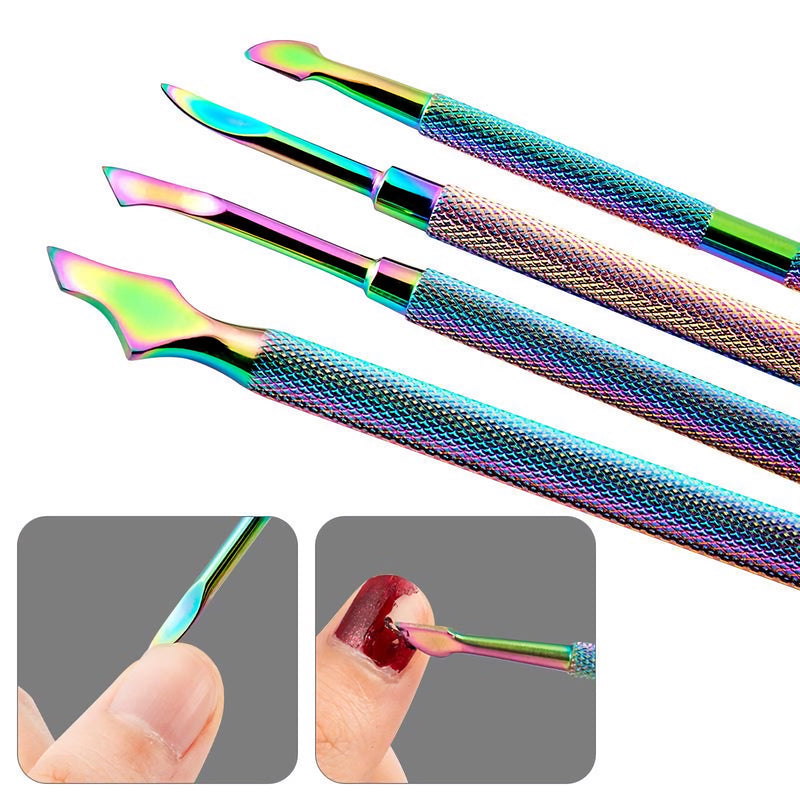 chameleon rainbow cuticle pusher, view 6 - MRSLM