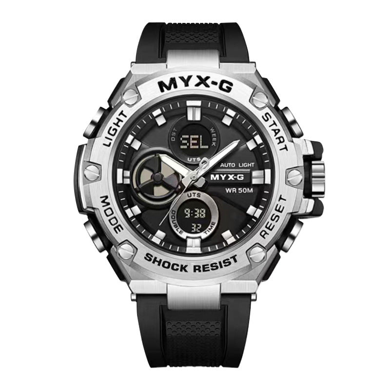 men's business steel quartz watch, view 4 - MRSLM