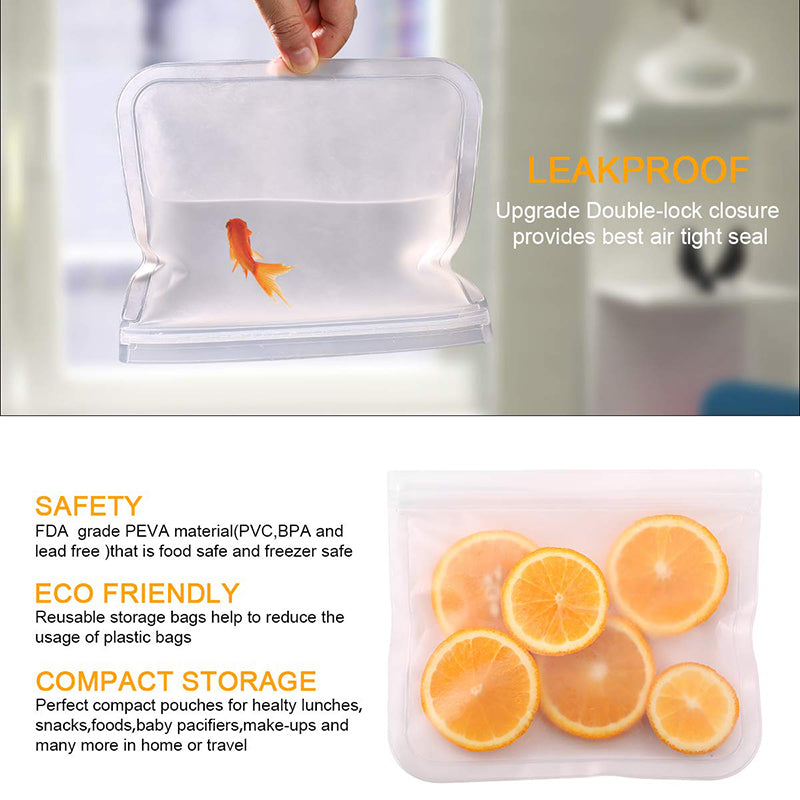 reusable food storage bags, view 9 - MRSLM