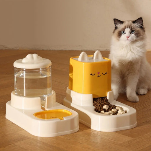 automatic pet water feeder and food container - MRSLM