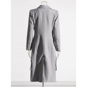 patchwork trench coat, view 3 - MRSLM