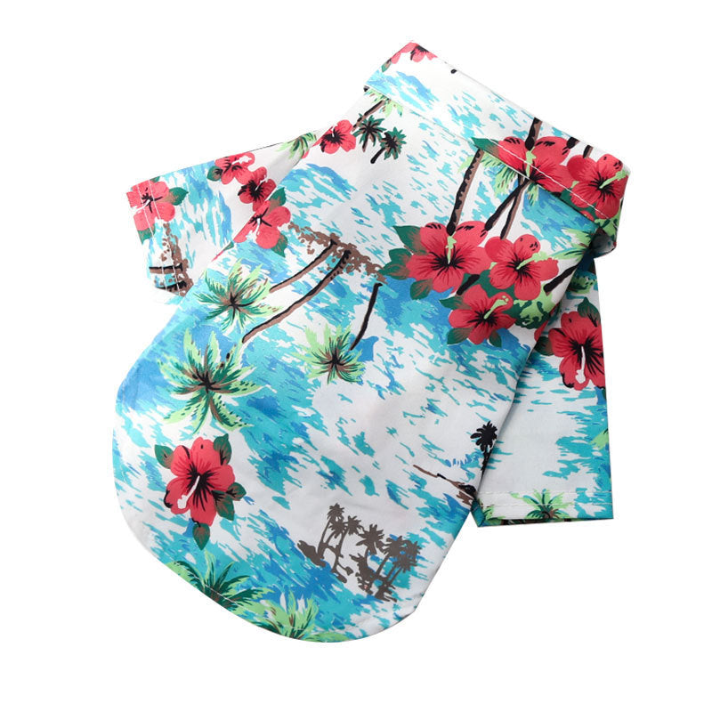 hawaiian summer breeze dog t-shirt, view 27 - MRSLM