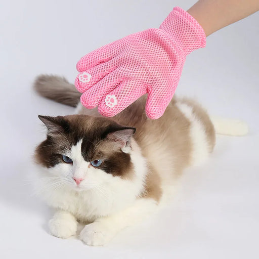cat grooming and hair removal glove - MRSLM