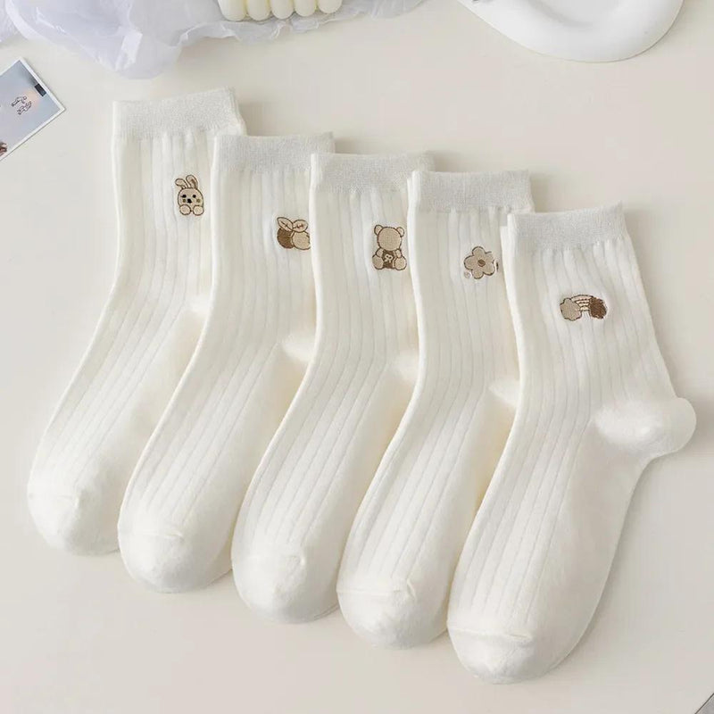 5 pairs women's cartoon socks - MRSLM
