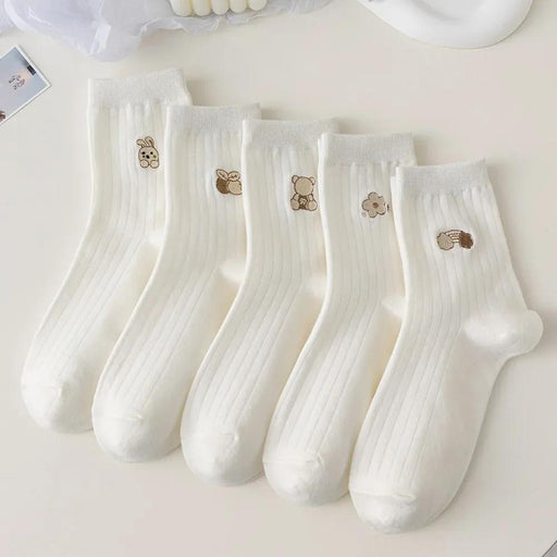 5 pairs women's cartoon socks - MRSLM