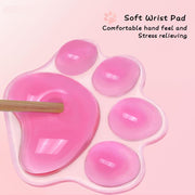 cat paw mouse wrist rest, view 8 - MRSLM