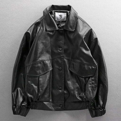 men's pu leather pilot jacket - MRSLM
